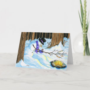 Wärme der Wünsche Snowman Smores Karte