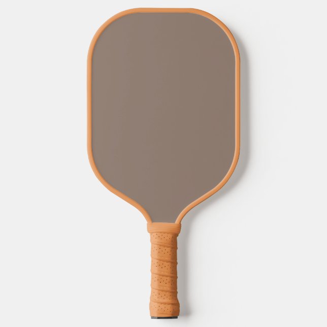 Warme Dusty Rose Hintergrund - Hochzeitsszenario Pickleball Schläger (Vorderseite)