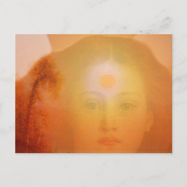Wärme eines Engels Postkarte (Vorderseite)