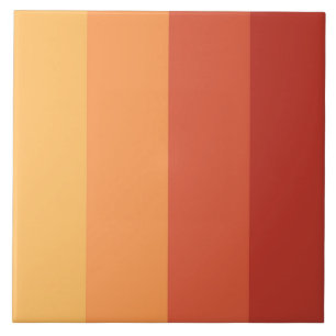 Warme Farben - Retro-Schattierungen Fliese