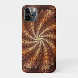 Warme Farben, trendige moderne Fraktal Art Muster Case-Mate iPhone Hülle