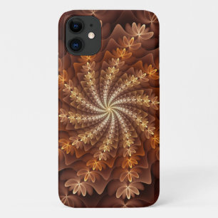 Warme Farben, trendige moderne Fraktal Art Muster Case-Mate iPhone Hülle