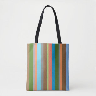 Warme Farbtöne gestreift Tasche