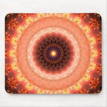 Warme Fraktal-Reflexionen