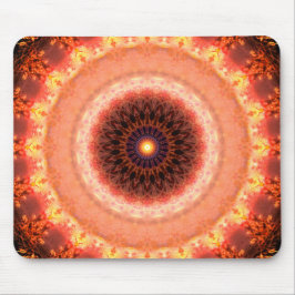 Warme Fraktal-Reflexionen Mousepad