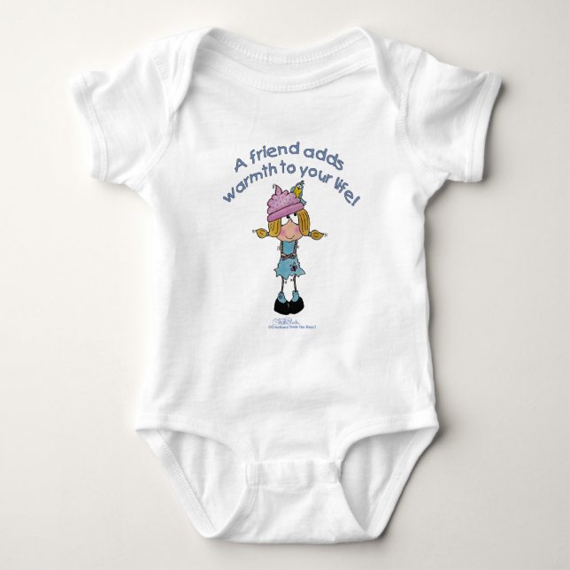 Warme Freunde! Baby Strampler (Vorderseite)