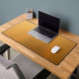 Warme gebürstete Messing-Metalltextur Stille Luxus Schreibtischunterlage