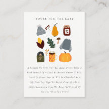 Warme gemütliche Herbstbücher für Babydusche