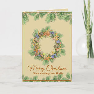 Warme Grüße aus Florida Weihnachtskarte Einladung