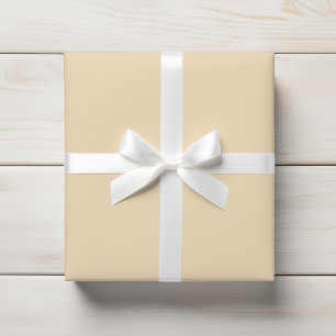 Warme, helle Vanilla Creme Beige Farbe Geschenkpapier