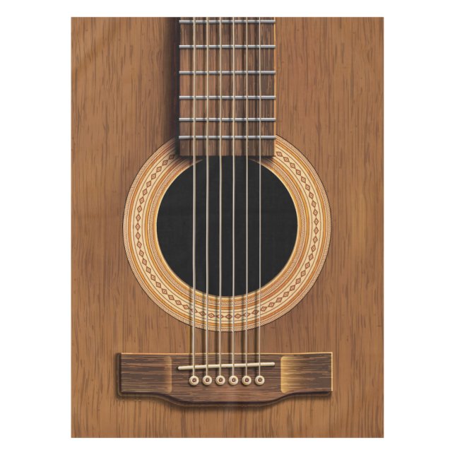 Warme hölzerne Akustikgitarre-Tischdecke Tischdecke (Vorderseite)