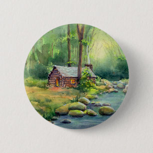 WARME KABINE im HOLZ durch SHARON SHARPE Button