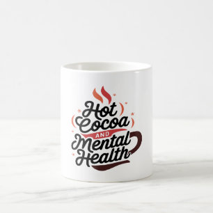 Warme Kakao- und psychische Tasse