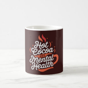 Warme Kakao- und psychische Tasse