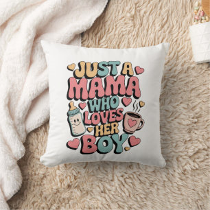 Warme Lieben Ihr"Retro Mother Day T-Shirt Niedlich Kissen