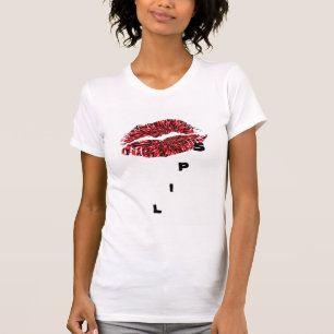 Warme Lippen Ladys OM Cap Sleeve T-Shirt