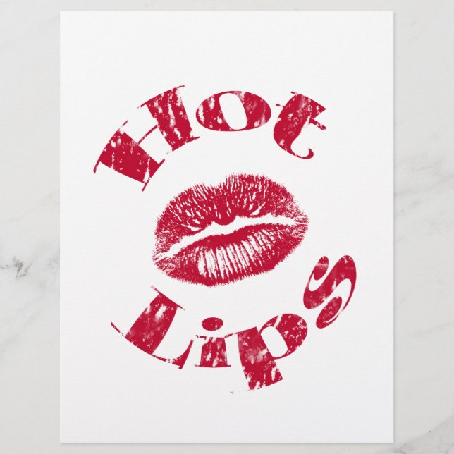 Warme Lippen, rote Lippen (Vorderseite)