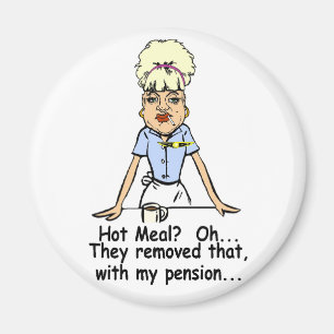 warme Mahlzeit Magnet