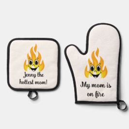 Warme Mutter Ofenhandschuh & Topflappen-Set