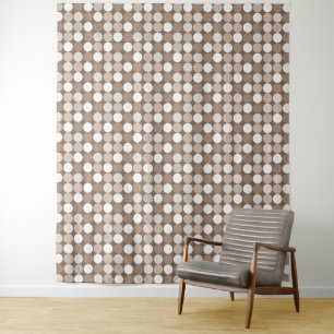 Warme neutrale Erdkreis-Geometrie  Wandteppich