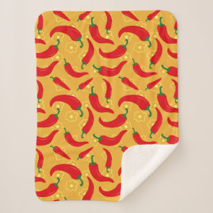 Warme Paprikaschoten Sherpadecke