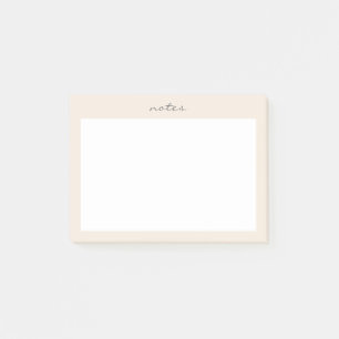 Warme Pfirsich gerahmte To-Do-Liste Post-it Klebezettel