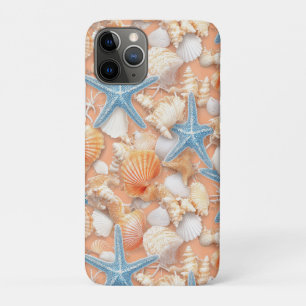 Warme Pfirsich Strand Muscheln Seestern Sommer Case-Mate iPhone Hülle
