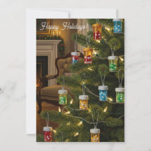 Warme Pharmacy Christmas Tree Card