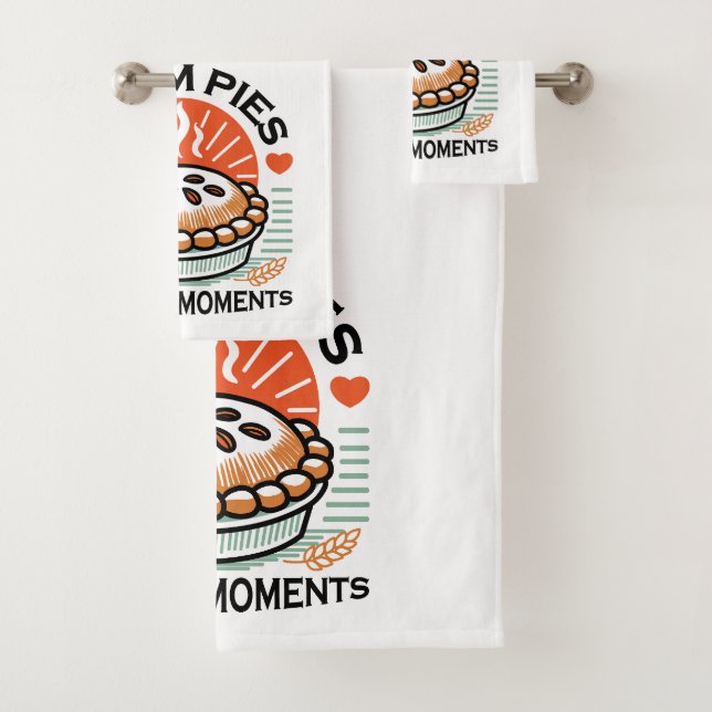 Warme Pies Warmer Momente - Gemütliche Herbstgesta Badhandtuch Set (Insitu)