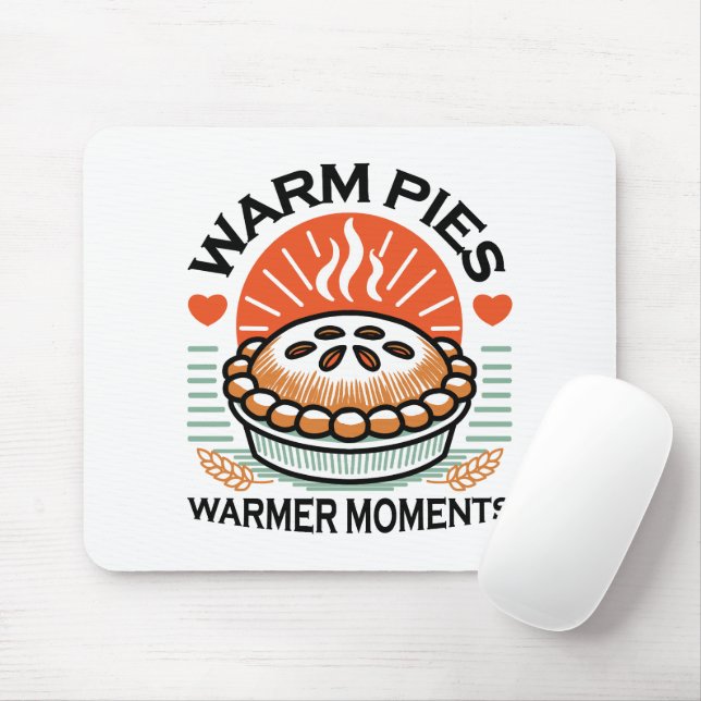 Warme Pies Warmer Momente - Gemütliche Herbstgesta Mousepad (Mit Mouse)
