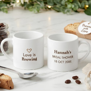 Warme redaktionelle Liebe brodelt Espresso-Tasse F Espressotasse