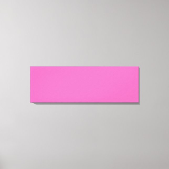 Warme rosa überzogene Canvas Leinwanddruck (Vorderseite)