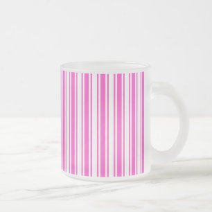 Warme, rosa und weiße Streifen aus Süßigkeiten Mattglastasse