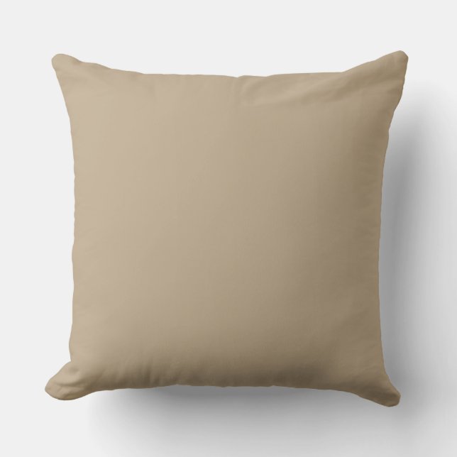 Warme Sandfarbe - Kissen mit Rückenlehne (Vorderseite)