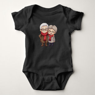 Warme Schläger von Oma & Opa Baby Strampler