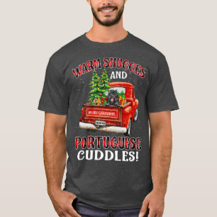 Warme Schnecken und portugiesische Cudles Weihnach T-Shirt