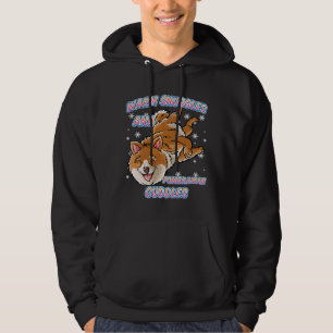 Warme Schnecken und Spitz Cuddles Dog Weihnachten Hoodie