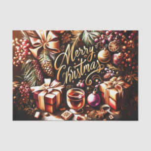 Warme Schokolade Künstlerisch gemütlich Weihnachte Seidenpapier