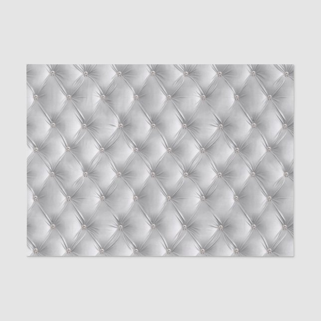 Warme Soft Gray Chic Imitate Velvet Seidenpapier (Vorderseite)