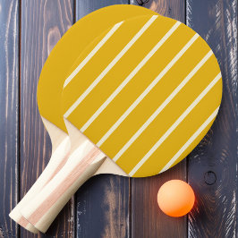 Warme Sonnenblumen Streifen und fest Tischtennis Schläger