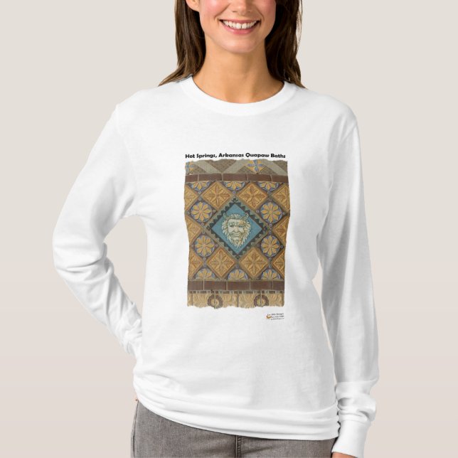 Warme Springs, AR Quapaw Dome Tiles Geschenkartike T-Shirt (Vorderseite)