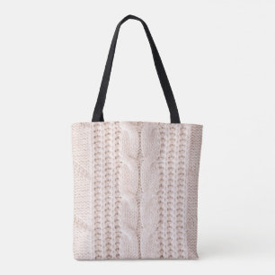 Warme Strick Tote Bag Tasche