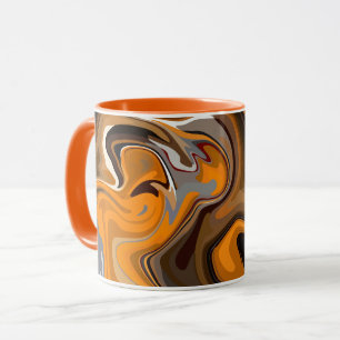 Warme Ströme Abstrakter Ausdrücke Tasse