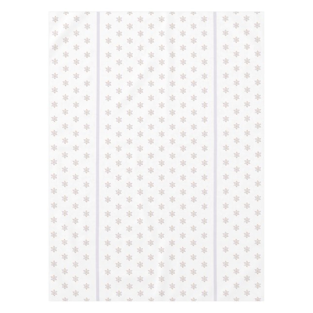 Warme, subtile Farben jüdische Urlaubstage Tischdecke (Vorderseite)