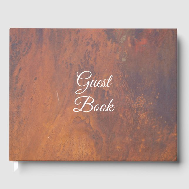 Warme Textur Gästebuch (Vorderseite)