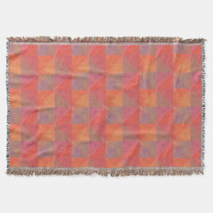 Warme Töne Orange Pink Rot Gelb Moderne Kunst Decke