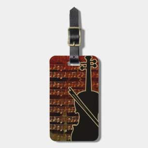 Warme Tones Violin ID280 Gepäckanhänger