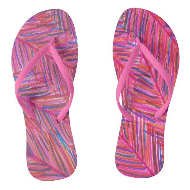 Warme tropische Nächte Flip Flops (Fußbett)