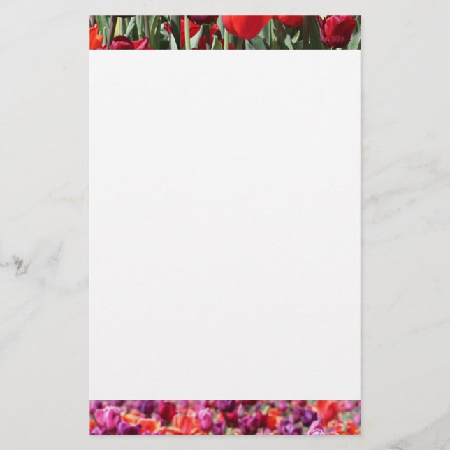 Warme Tulips Briefpapier (Vorderseite)