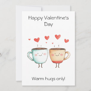 Warme Umarmungen nur! – Cozy & Süße Valentinsgrüße Karte